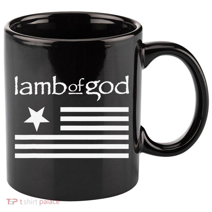 Lamb of God – Flag 11oz C Handle Ceramic Mug