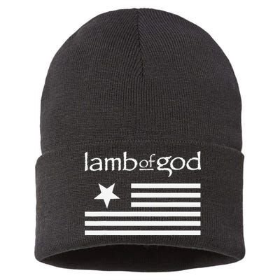 Lamb of God – Flag Sustainable Knit Beanie