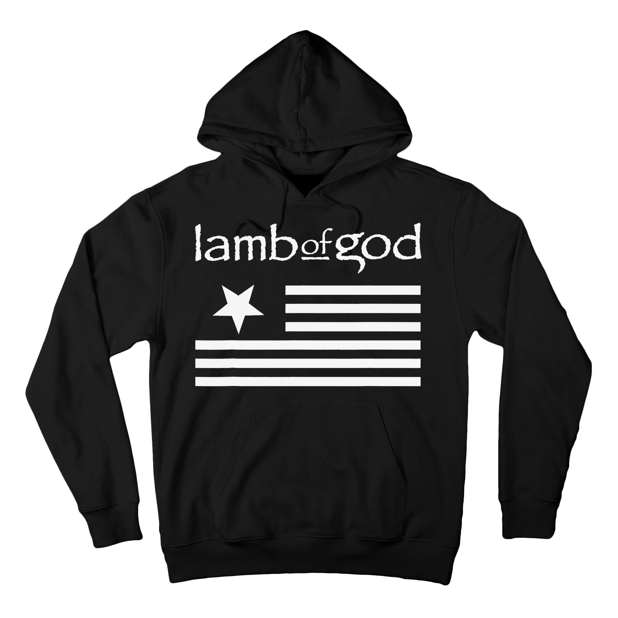 Lamb of God – Flag Tall Hoodie