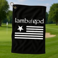 Lamb of God – Flag Golf Towel