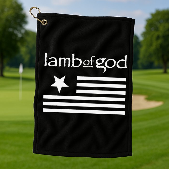 Lamb of God – Flag Golf Towel
