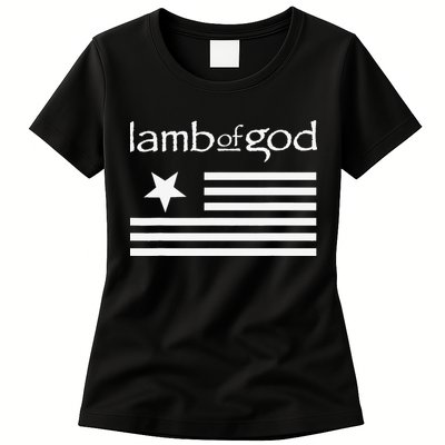 Lamb of God – Flag Womens T-Shirt