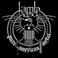 Lamb of God – Skeleton Eagle Button