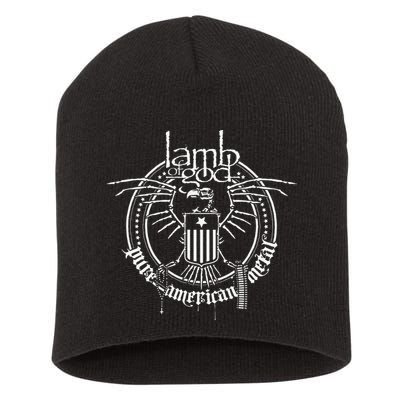 Lamb of God – Skeleton Eagle Short Acrylic Beanie