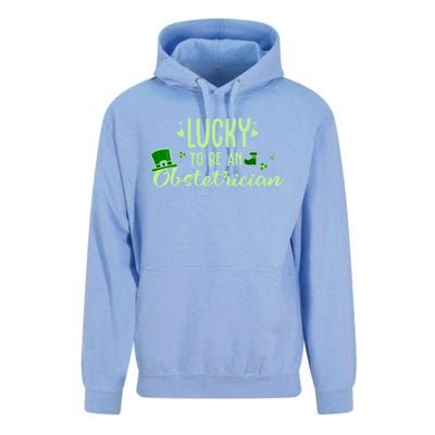 Lucky Obstetrician Gift Funny Obstetrician St Patrick Outfit Gift Unisex Surf Hoodie