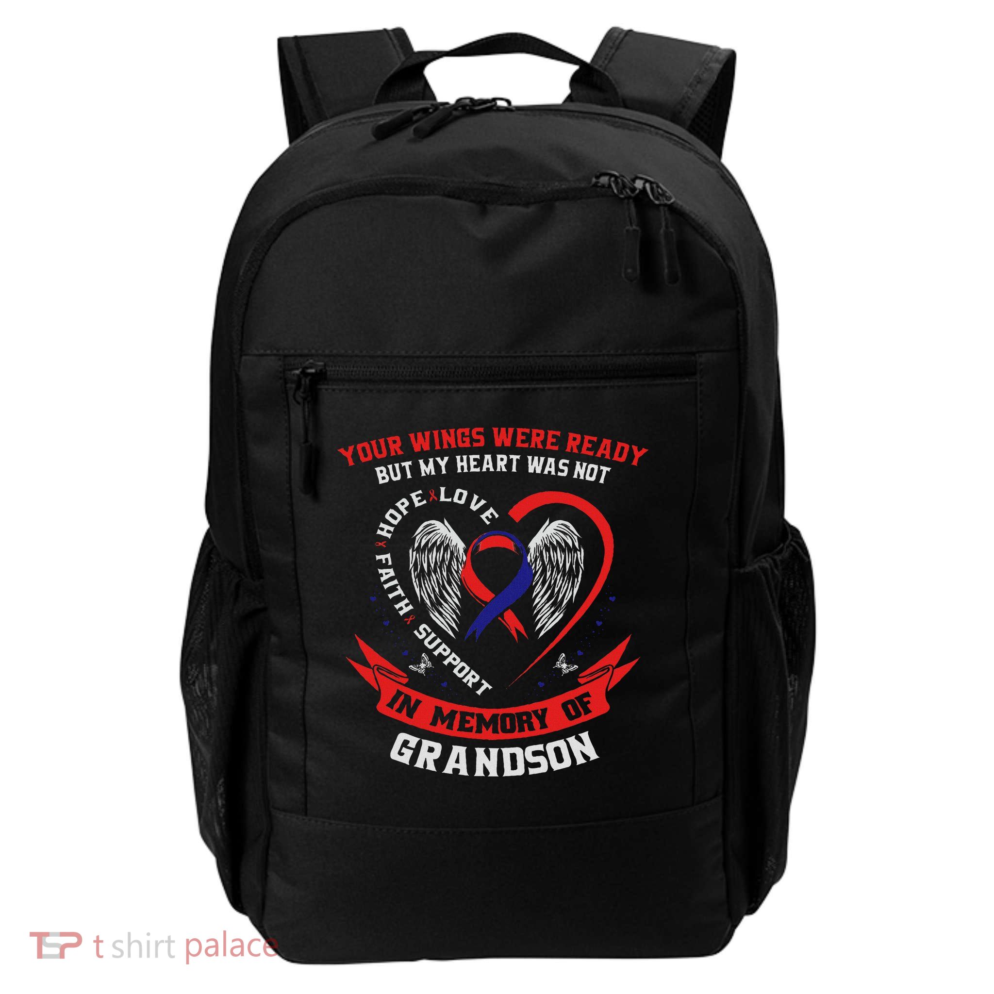 Loss Of Grandson Chd Awareness Month Heart Disease Daily Commute Backpack