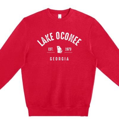 Lake Oconee Georgia Premium Crewneck Sweatshirt