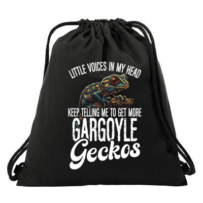 Lizard Owner Gargoyle Geckos Reptile Keeper Gargoyle Gecko Gift Drawstring Bag