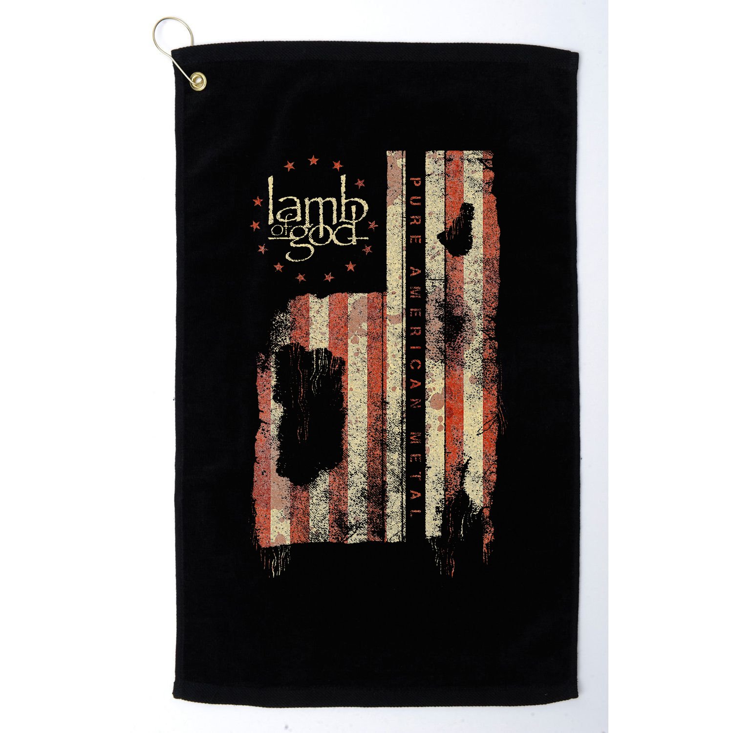 Lamb of God – Pure American Metal Flag Golf Towel