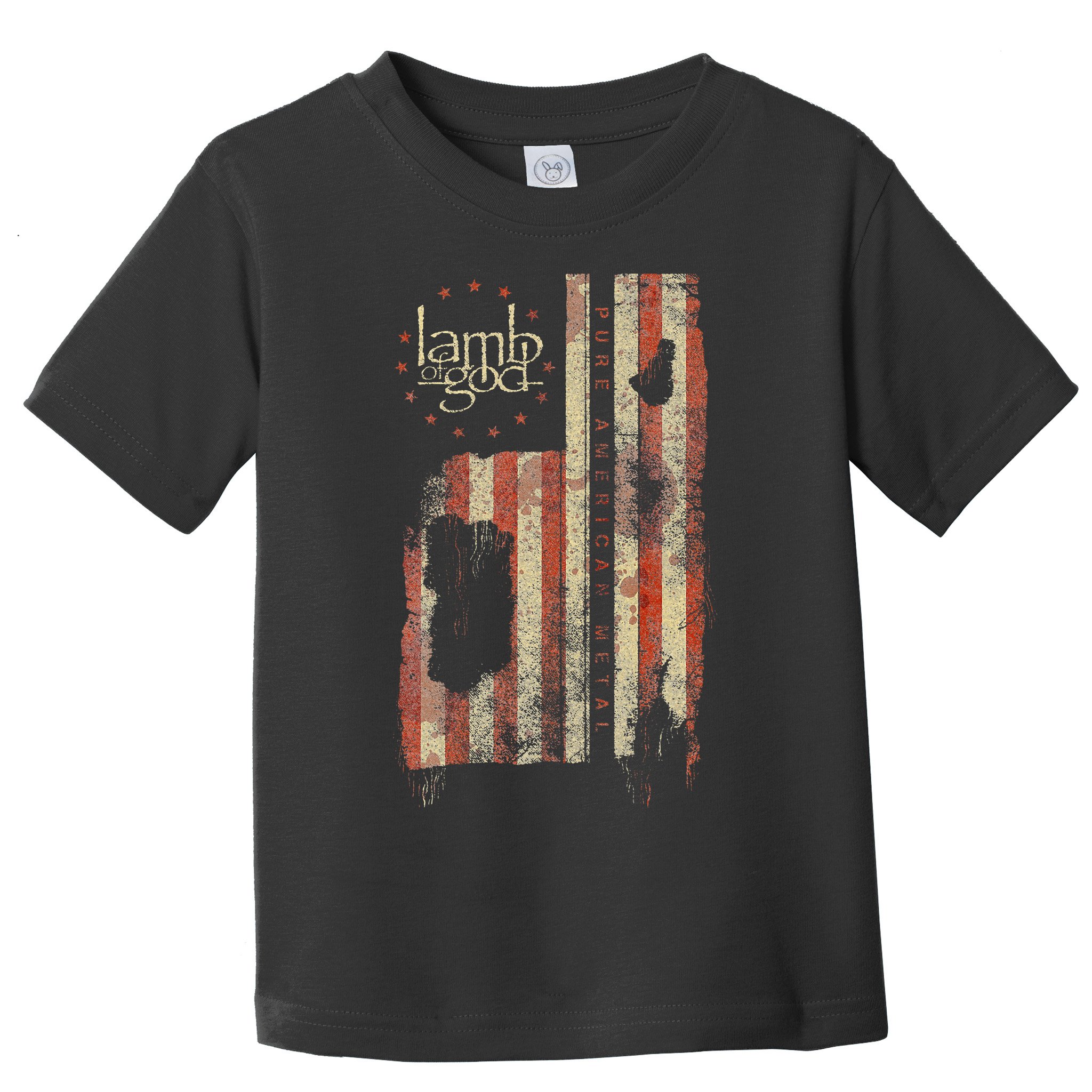 Lamb of God – Pure American Metal Flag Toddler T-Shirt