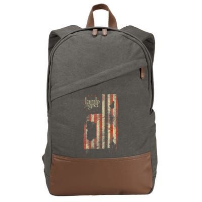 Lamb of God – Pure American Metal Flag Cotton Canvas Backpack