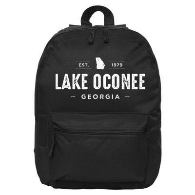 Lake Oconee Georgia 16 in Basic Backpack