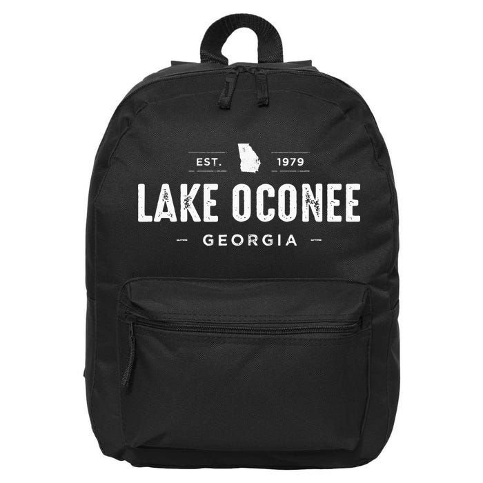 Lake Oconee Georgia 16 in Basic Backpack