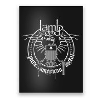 L.A.M.B Of God Skeleton Eagle Poster