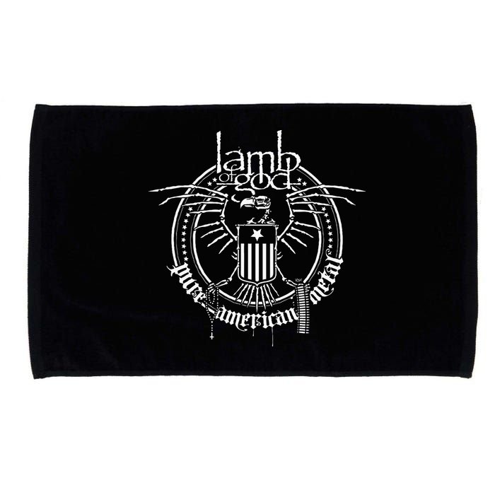 L.A.M.B Of God Skeleton Eagle Microfiber Hand Towel