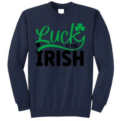 Lucky O'the Irish Funny St Patricks Day Tall Sweatshirt