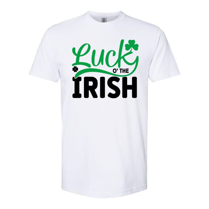 Lucky O'the Irish Funny St Patricks Day Softstyle® CVC T-Shirt