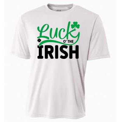 Lucky O'the Irish Funny St Patricks Day Cooling Performance Crew T-Shirt