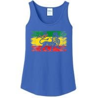 Lion Of Judah Rasta Ethiopian Reggae Old Ethiopia Flag Fan Gift Ladies Essential Tank