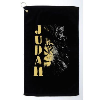 Lion Of Judah Design Hebrew Israelite Design Platinum Collection Golf Towel