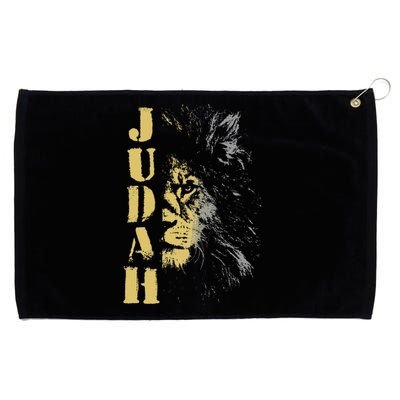 Lion Of Judah Design Hebrew Israelite Design Grommeted Golf Towel