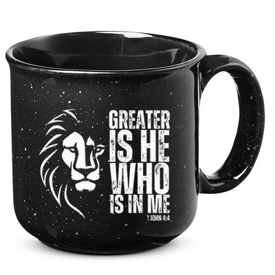 Lion Of Judah Christian Bible Verse 15oz Campfire Ceramic Mug