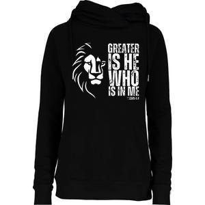 Lion Of Judah Christian Bible Verse Womens Funnel Neck Pullover Hood