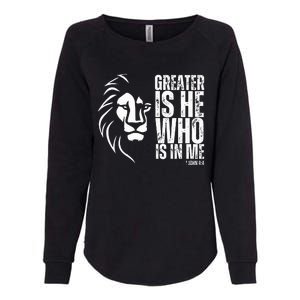 Lion Of Judah Christian Bible Verse Womens California Wash Sweatshirt