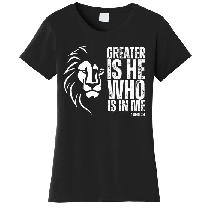 Lion Of Judah Christian Bible Verse Women's T-Shirt