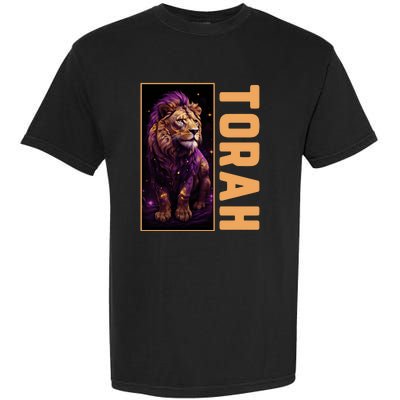 Lion Of Judah Messianic Hebrew Roots Torah Observant Garment-Dyed Heavyweight T-Shirt