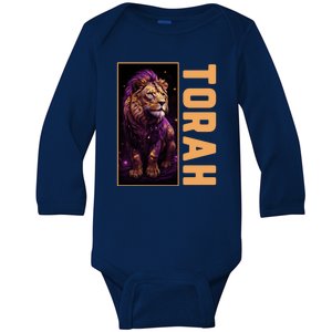 Lion Of Judah Messianic Hebrew Roots Torah Observant Baby Long Sleeve Bodysuit