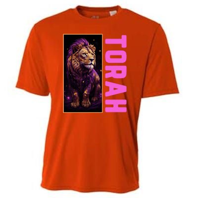 Lion Of Judah Messianic Hebrew Roots Torah Observant Cooling Performance Crew T-Shirt