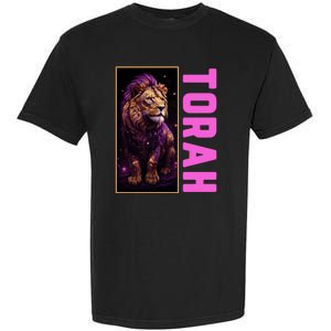 Lion Of Judah Messianic Hebrew Roots Torah Observant Garment-Dyed Heavyweight T-Shirt