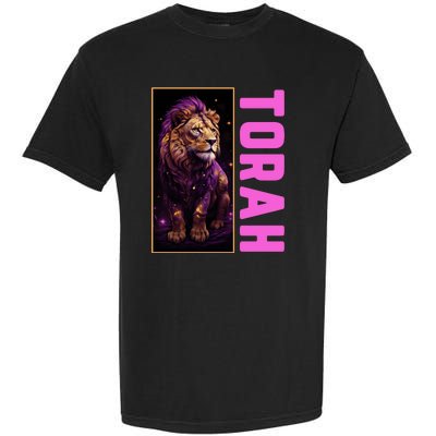 Lion Of Judah Messianic Hebrew Roots Torah Observant Garment-Dyed Heavyweight T-Shirt