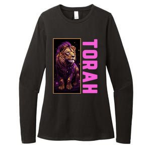 Lion Of Judah Messianic Hebrew Roots Torah Observant Womens CVC Long Sleeve Shirt