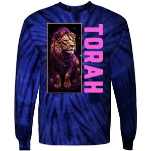 Lion Of Judah Messianic Hebrew Roots Torah Observant Tie-Dye Long Sleeve Shirt