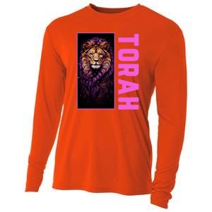 Lion Of Judah Messianic Hebrew Roots Torah Observant Cooling Performance Long Sleeve Crew