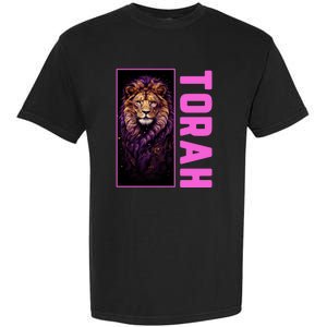 Lion Of Judah Messianic Hebrew Roots Torah Observant Garment-Dyed Heavyweight T-Shirt