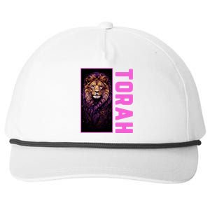 Lion Of Judah Messianic Hebrew Roots Torah Observant Snapback Five-Panel Rope Hat