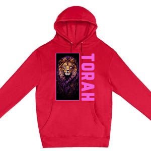 Lion Of Judah Messianic Hebrew Roots Torah Observant Premium Pullover Hoodie