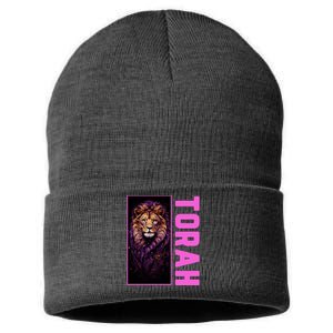 Lion Of Judah Messianic Hebrew Roots Torah Observant Sustainable Knit Beanie