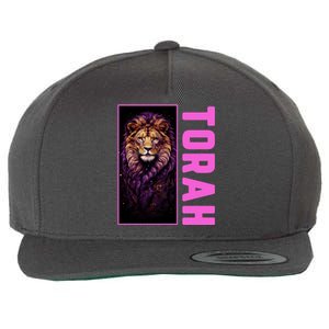 Lion Of Judah Messianic Hebrew Roots Torah Observant Wool Snapback Cap