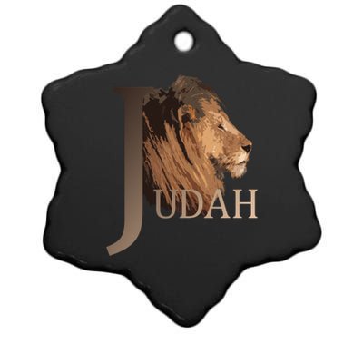 Lion Of Judah Tribe Of Judah Funny Gift Ceramic Star Ornament