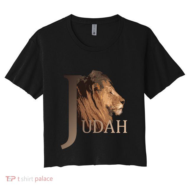 Lion Of Judah Tribe Of Judah Funny Gift Crop Top
