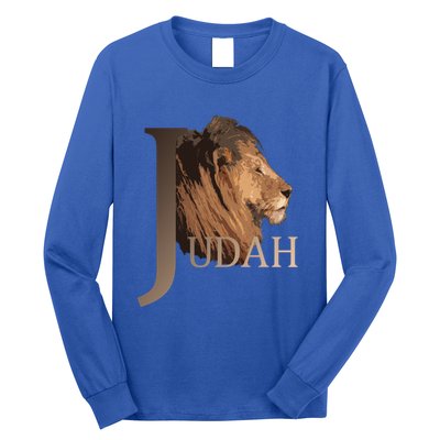 Lion Of Judah Tribe Of Judah Funny Gift Long Sleeve Shirt