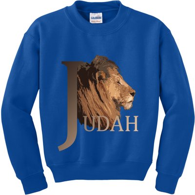 Lion Of Judah Tribe Of Judah Funny Gift Kids Sweatshirt