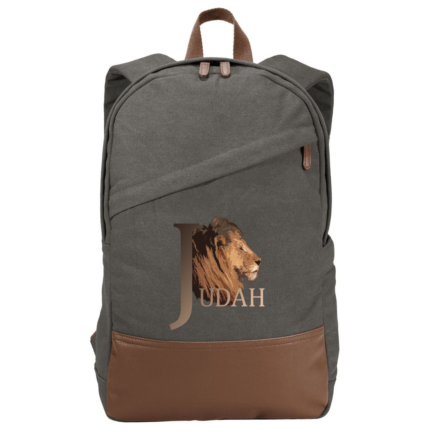 Lion Of Judah Tribe Of Judah Funny Gift Cotton Canvas Backpack