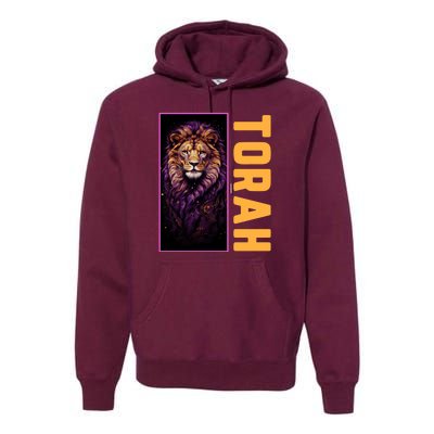 Lion Of Judah Messianic Hebrew Roots Torah Observant Premium Hoodie