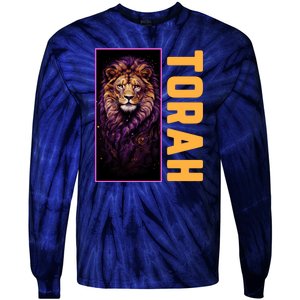 Lion Of Judah Messianic Hebrew Roots Torah Observant Tie-Dye Long Sleeve Shirt