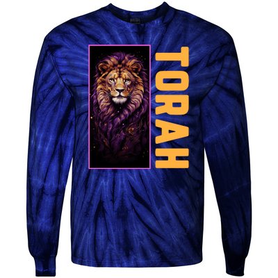 Lion Of Judah Messianic Hebrew Roots Torah Observant Tie-Dye Long Sleeve Shirt